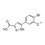 5-(4-Bromo-3-methoxyphenyl)-1H-pyrazole-3-carboxylic Acid
