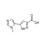 5-(1-Methyl-1H-imidazol-5-yl)-1H-pyrazole-3-carboxylic Acid