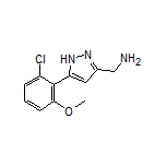5-(2-Chloro-6-methoxyphenyl)-1H-pyrazole-3-methanamine