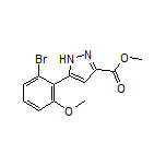 Methyl 5-(2-Bromo-6-methoxyphenyl)-1H-pyrazole-3-carboxylate