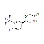 (R)-6-[4-Fluoro-3-(trifluoromethyl)phenyl]morpholin-3-one