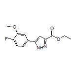 Ethyl 5-(4-Fluoro-3-methoxyphenyl)-1H-pyrazole-3-carboxylate