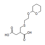 2-[[[2-[(Tetrahydro-2H-pyran-2-yl)oxy]ethyl]thio]methyl]succinic Acid