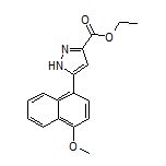 Ethyl 5-(4-Methoxynaphthalen-1-yl)-1H-pyrazole-3-carboxylate