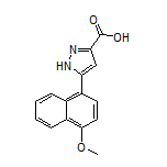 5-(4-Methoxynaphthalen-1-yl)-1H-pyrazole-3-carboxylic Acid