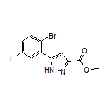 Methyl 5-(2-Bromo-5-fluorophenyl)-1H-pyrazole-3-carboxylate