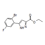 Ethyl 5-(2-Bromo-5-fluorophenyl)-1H-pyrazole-3-carboxylate