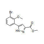 Methyl 5-(3-Bromo-2-methoxyphenyl)-1H-pyrazole-3-carboxylate