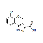 5-(3-Bromo-2-methoxyphenyl)-1H-pyrazole-3-carboxylic Acid
