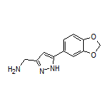 5-(Benzo[d][1,3]dioxol-5-yl)-1H-pyrazole-3-methanamine