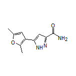 5-(2,5-Dimethylfuran-3-yl)-1H-pyrazole-3-carboxamide