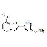 5-(7-Methoxybenzofuran-2-yl)-1H-pyrazole-3-methanamine