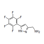 5-(Perfluorophenyl)-1H-pyrazole-3-methanamine
