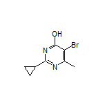 5-Bromo-2-cyclopropyl-6-methylpyrimidin-4-ol