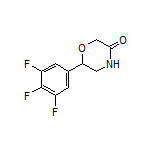 6-(3,4,5-Trifluorophenyl)morpholin-3-one
