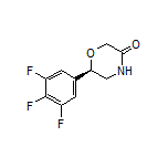 (R)-6-(3,4,5-Trifluorophenyl)morpholin-3-one