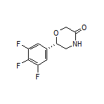 (S)-6-(3,4,5-Trifluorophenyl)morpholin-3-one