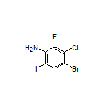 4-Bromo-3-chloro-2-fluoro-6-iodoaniline