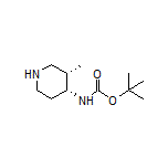 (3S,4R)-N-Boc-3-methylpiperidin-4-amine
