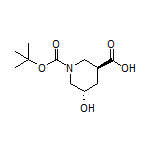 (3S,5S)-1-Boc-5-hydroxypiperidine-3-carboxylic Acid