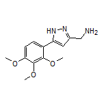 5-(2,3,4-Trimethoxyphenyl)-1H-pyrazole-3-methanamine