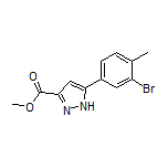 Methyl 5-(3-Bromo-4-methylphenyl)-1H-pyrazole-3-carboxylate