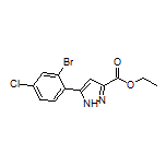 Ethyl 5-(2-Bromo-4-chlorophenyl)-1H-pyrazole-3-carboxylate