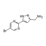 5-(5-Bromopyrimidin-2-yl)-1H-pyrazole-3-methanamine