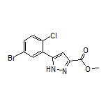 Methyl 5-(5-Bromo-2-chlorophenyl)-1H-pyrazole-3-carboxylate