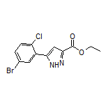 Ethyl 5-(5-Bromo-2-chlorophenyl)-1H-pyrazole-3-carboxylate
