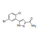 5-(5-Bromo-2-chlorophenyl)-1H-pyrazole-3-carboxamide