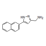 5-(Naphthalen-2-yl)-1H-pyrazole-3-methanamine