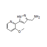 5-(3-Methoxypyridin-2-yl)-1H-pyrazole-3-methanamine