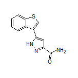 5-(Benzo[b]thiophen-3-yl)-1H-pyrazole-3-carboxamide