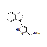 5-(Benzo[b]thiophen-3-yl)-1H-pyrazole-3-methanamine
