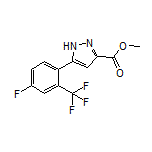 Methyl 5-[4-Fluoro-2-(trifluoromethyl)phenyl]-1H-pyrazole-3-carboxylate