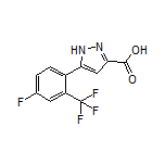 5-[4-Fluoro-2-(trifluoromethyl)phenyl]-1H-pyrazole-3-carboxylic Acid