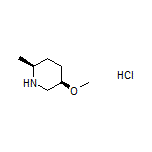 (2S,5R)-5-Methoxy-2-methylpiperidine Hydrochloride