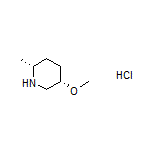(2R,5S)-5-Methoxy-2-methylpiperidine Hydrochloride