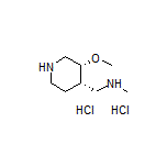 1-[(3R,4S)-3-Methoxypiperidin-4-yl]-N-methylmethanamine Dihydrochloride