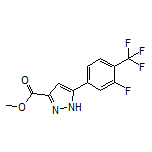 Methyl 5-[3-Fluoro-4-(trifluoromethyl)phenyl]-1H-pyrazole-3-carboxylate