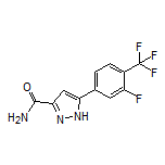 5-[3-Fluoro-4-(trifluoromethyl)phenyl]-1H-pyrazole-3-carboxamide