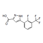5-[2-Fluoro-3-(trifluoromethyl)phenyl]-1H-pyrazole-3-carboxylic Acid