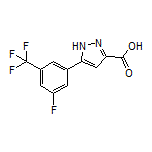 5-[3-Fluoro-5-(trifluoromethyl)phenyl]-1H-pyrazole-3-carboxylic Acid