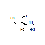 1-[(3S,4R)-3-Methoxypiperidin-4-yl]-N-methylmethanamine Dihydrochloride