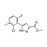 Methyl 5-(2-Chloro-6-fluoro-3-methylphenyl)-1H-pyrazole-3-carboxylate