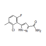 5-(2-Chloro-6-fluoro-3-methylphenyl)-1H-pyrazole-3-carboxamide