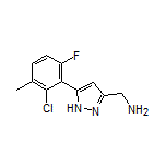 5-(2-Chloro-6-fluoro-3-methylphenyl)-1H-pyrazole-3-methanamine