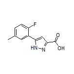 5-(2-Fluoro-5-methylphenyl)-1H-pyrazole-3-carboxylic Acid