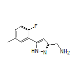 5-(2-Fluoro-5-methylphenyl)-1H-pyrazole-3-methanamine